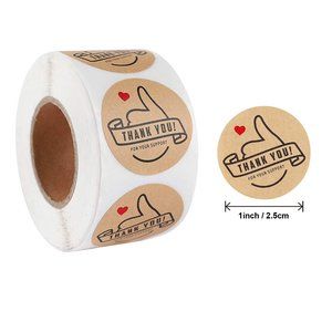 500 Pieces Thank You Stickers Brand New